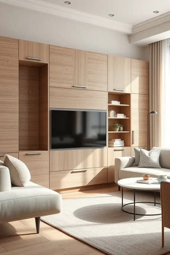 textured built ins enhance design