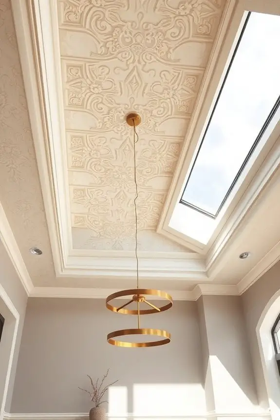 textured ceiling design options