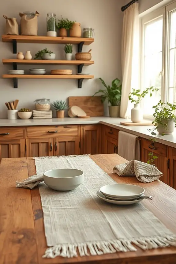 textured fabrics enhance kitchens