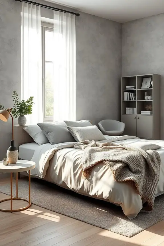 textured grey walls charm