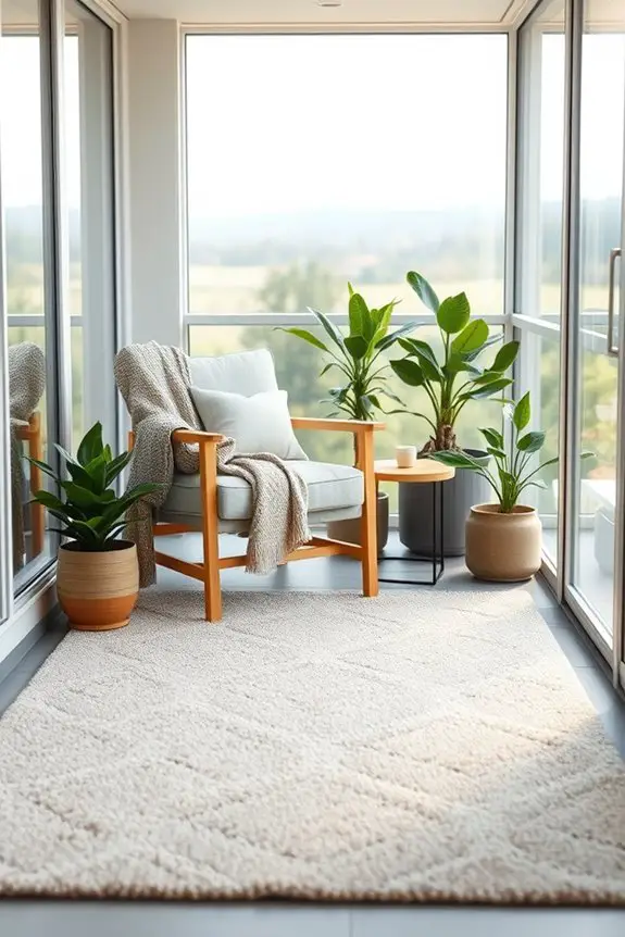 textured rugs enhance comfort