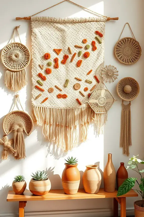 textured sustainable wall decor
