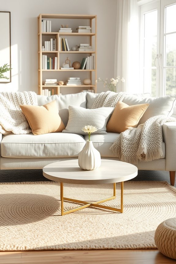 textured throw blankets enhance decor