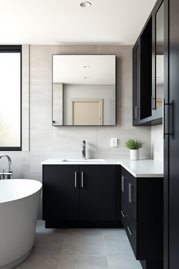 textured tiles enhance bathrooms