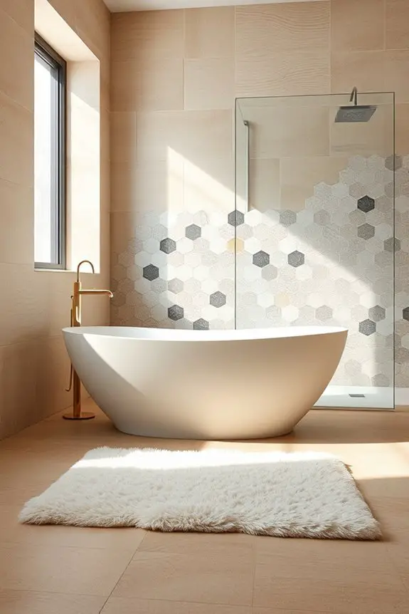 textured tiles enhance design