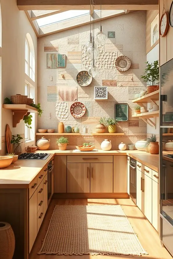 textured wall enhances atmosphere