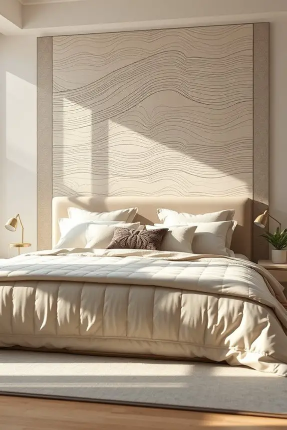 textured wall panel headboards