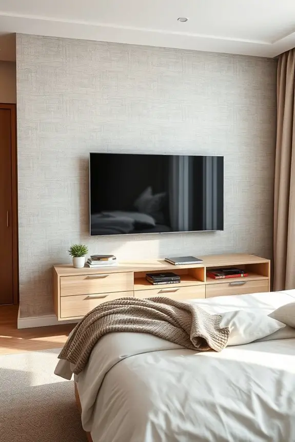 textured wallpaper enhances aesthetics