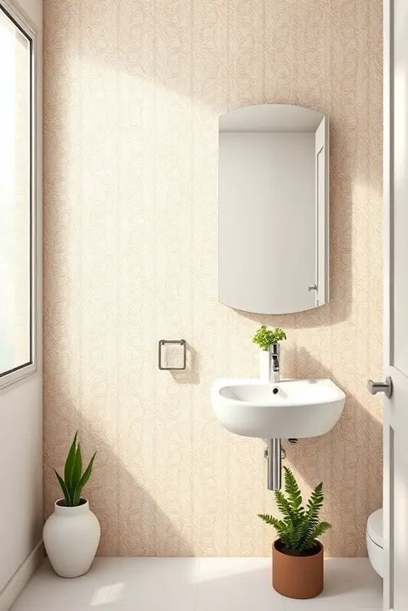 textured wallpaper enhances aesthetics