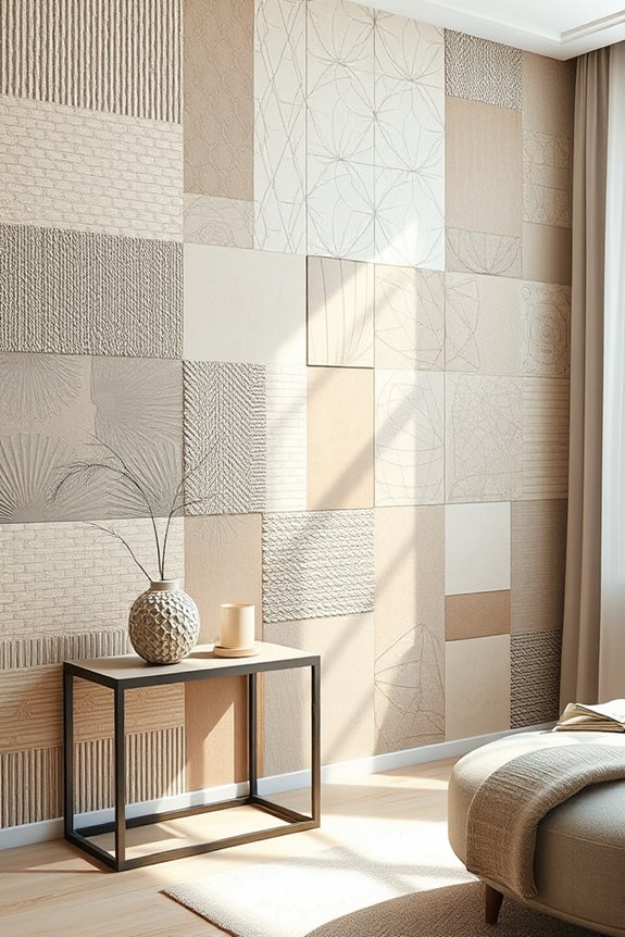 textured wallpaper for decor