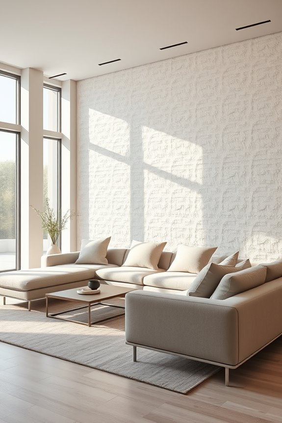 textured walls enhance aesthetics