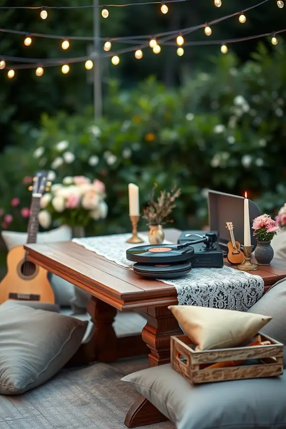 thematic romantic music setup