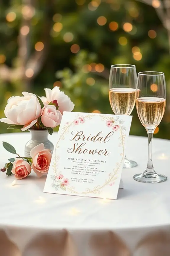 themed bridal shower invitations