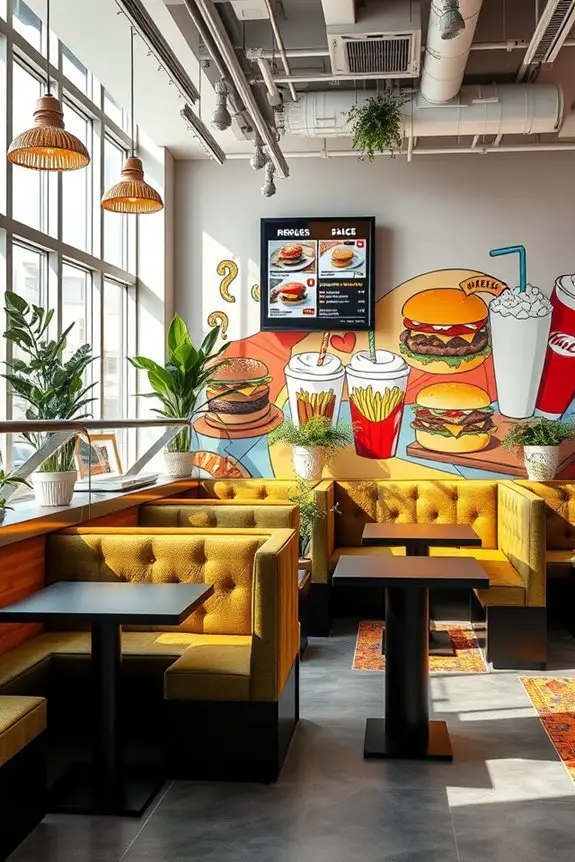 themed decor enhances atmosphere
