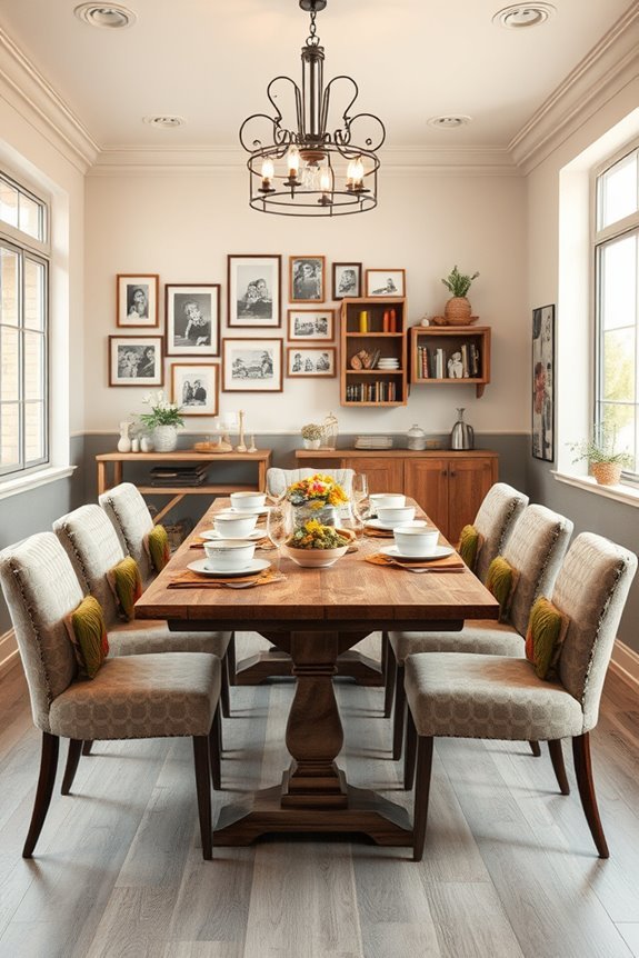 themed decor enhances dining experience