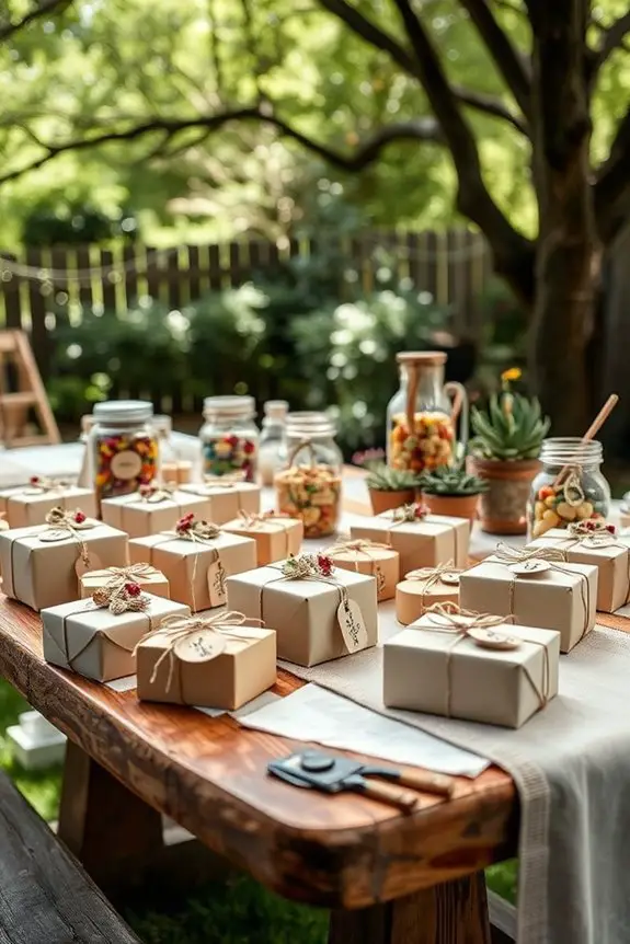 themed personalized party favors