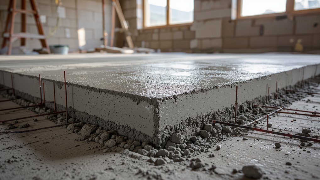 thickened edge slab integration details
