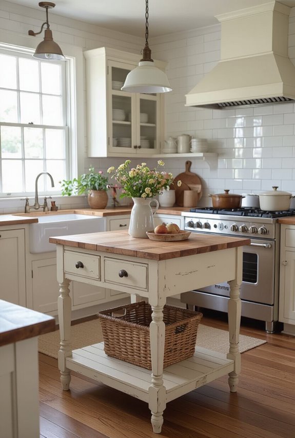 thrifted pieces refreshed into cottage