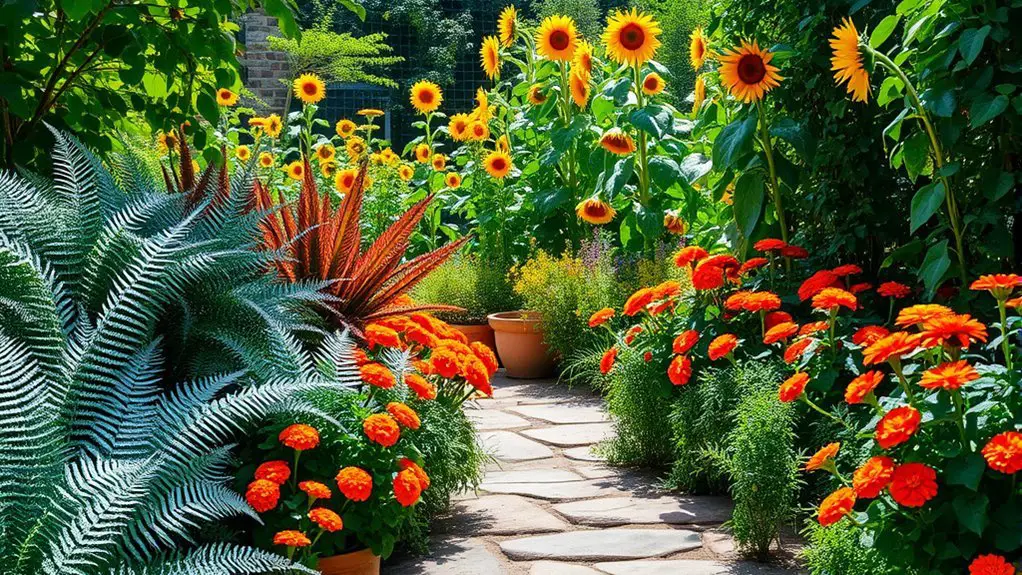thriving and beautiful gardens