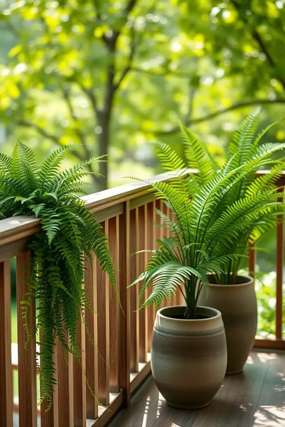 thriving ferns for shade