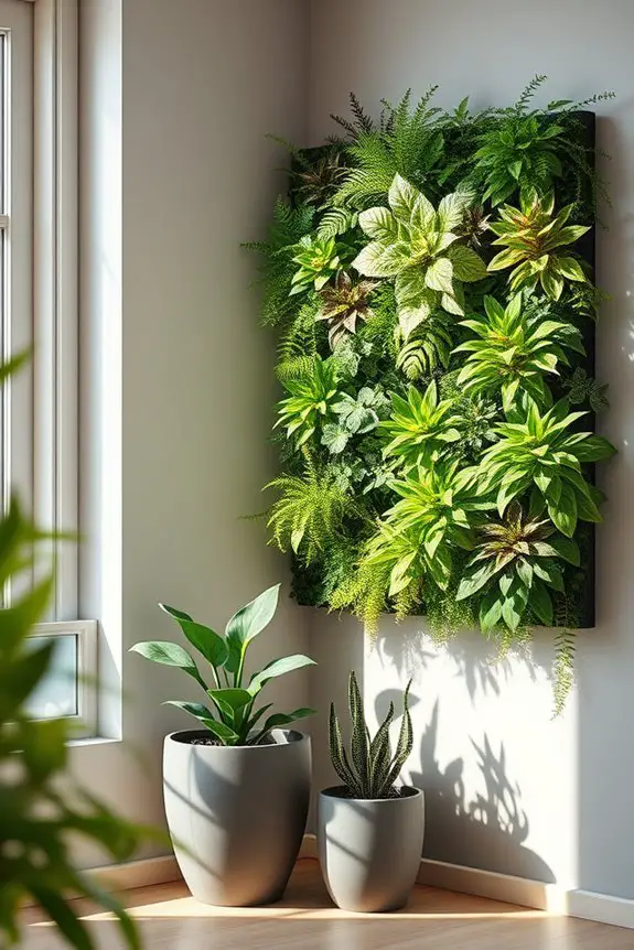 thriving vertical garden oasis