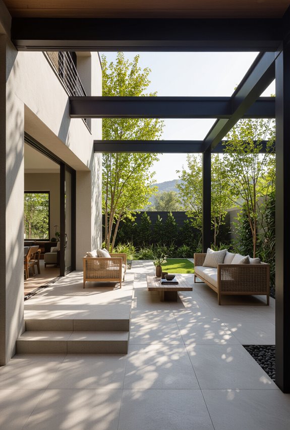 tiered patio zoning design