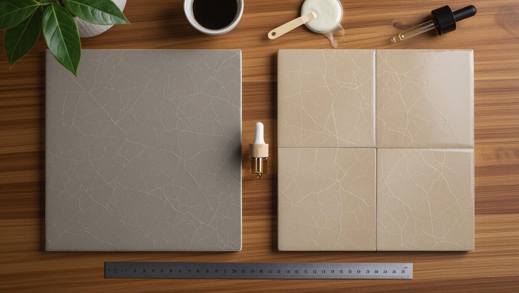 tile finish and options