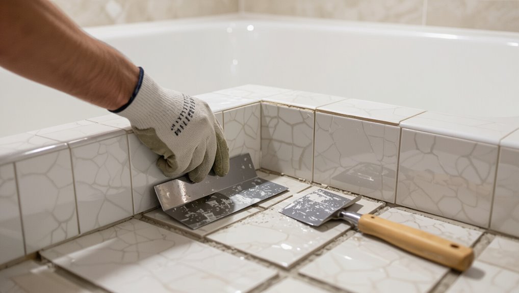 tile flange corner techniques