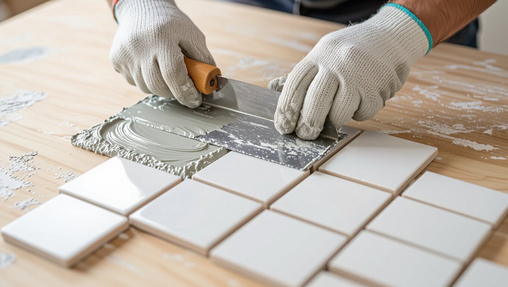 tile installation technique details