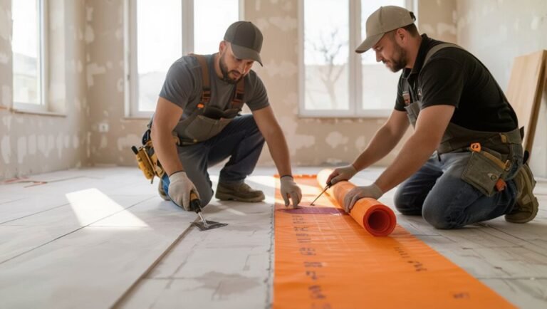 tile installation underlayment options