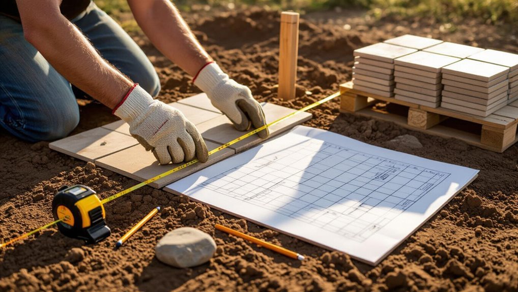 tile layout and calculations