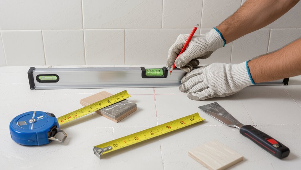 tile layout and cuts