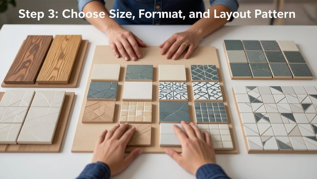 tile size and layout