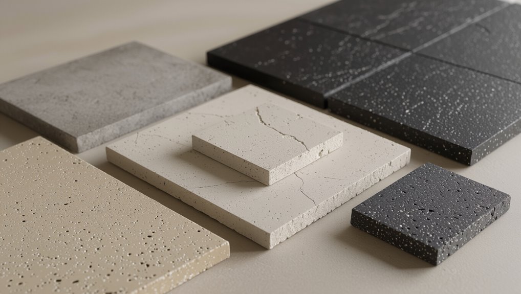 tile texture and finishes