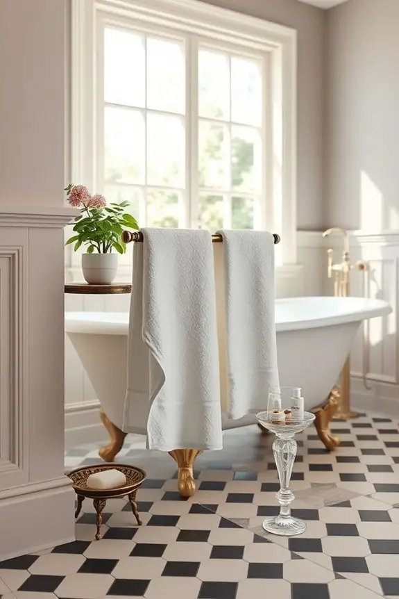 timeless antique towel bars