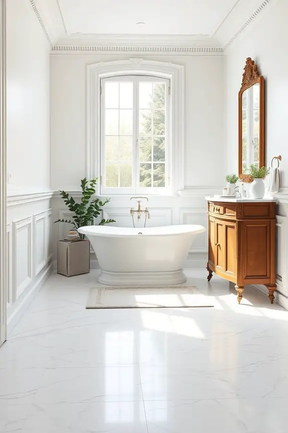 timeless bathroom wainscoting styles