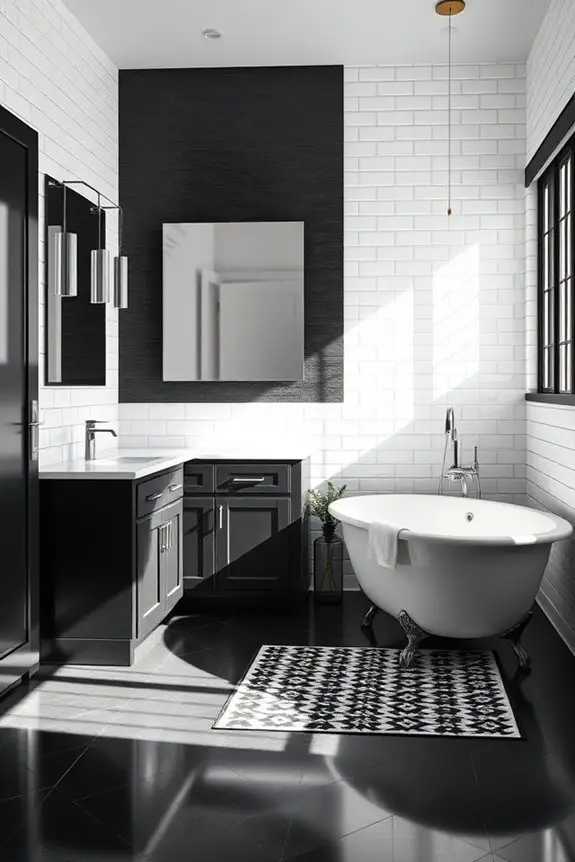 timeless black and white elegance