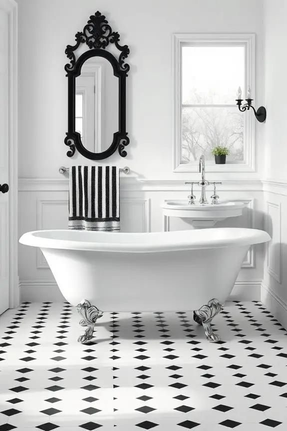 timeless black and white elegance