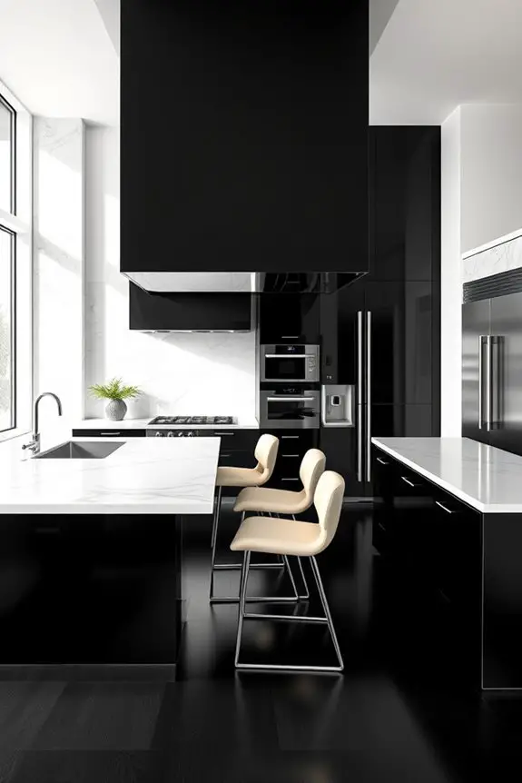 timeless black and white elegance