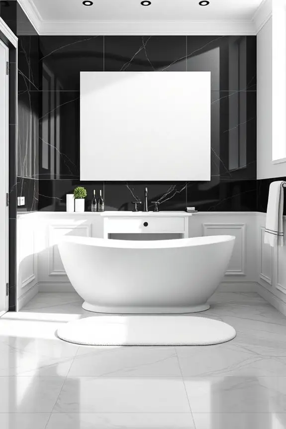 timeless black and white elegance