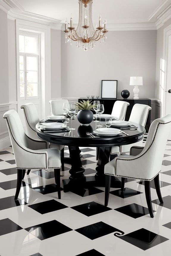 timeless black and white elegance