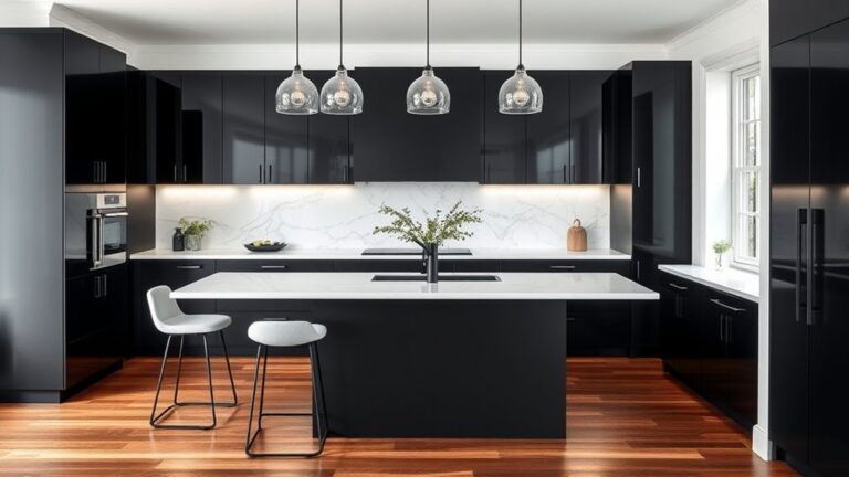 timeless black and white kitchens