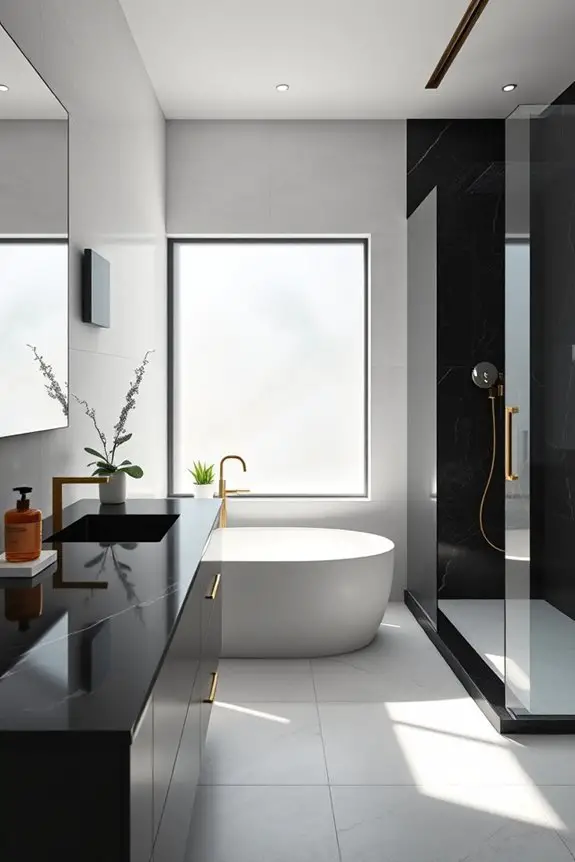 timeless black granite elegance