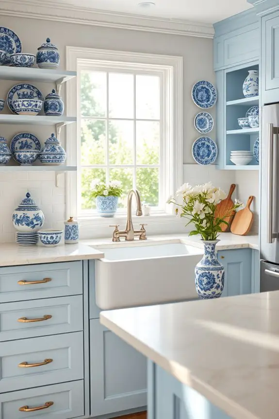 timeless blue porcelain elegance