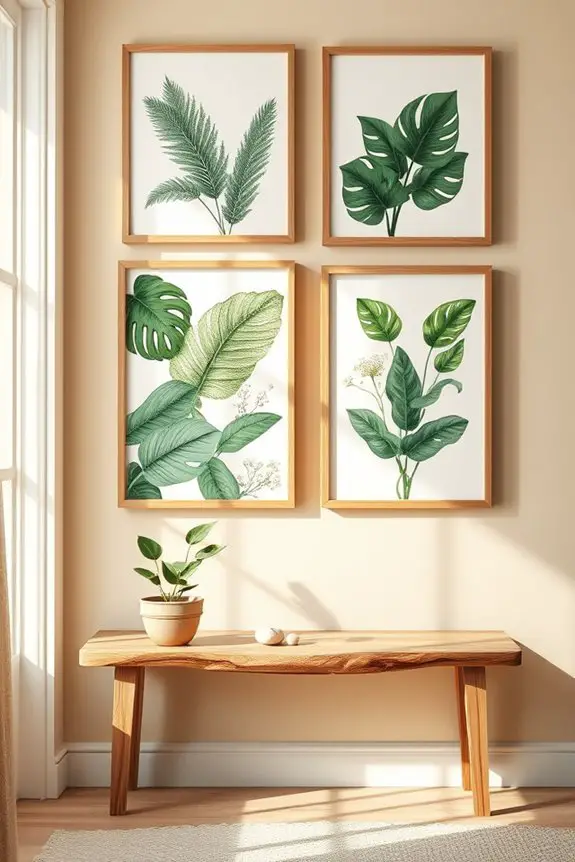 timeless botanical wall decor