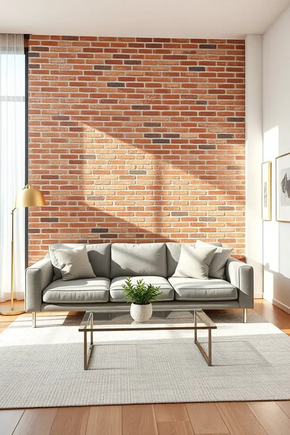 timeless brick wall charm