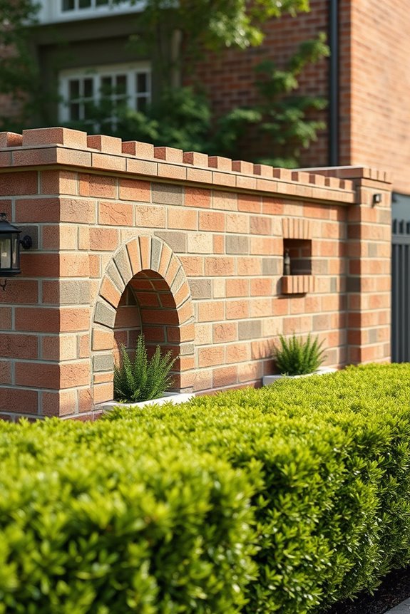 timeless brick wall elegance