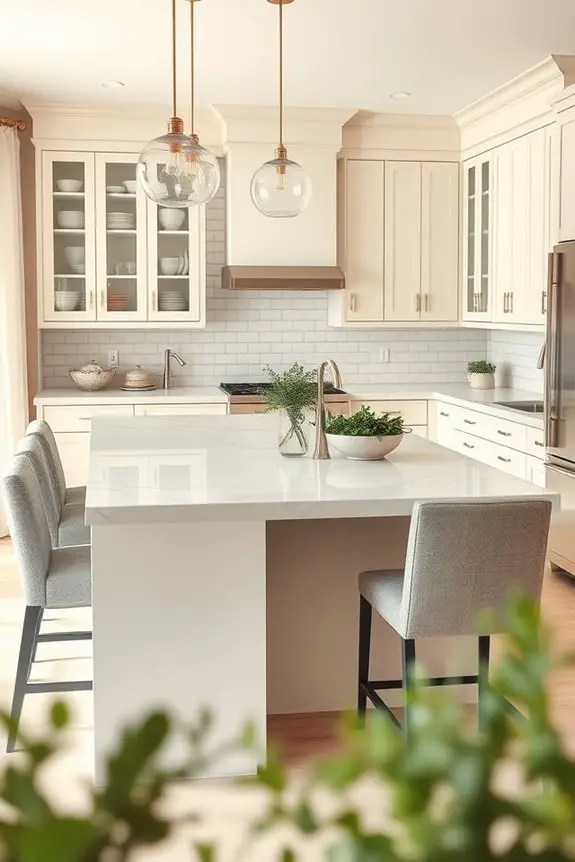 timeless cream and grey elegance