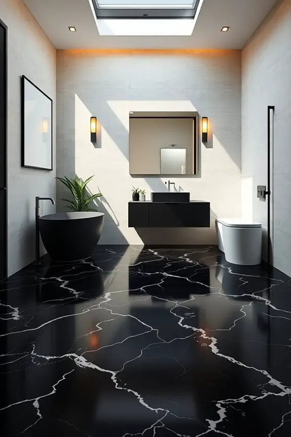 timeless dark marble elegance