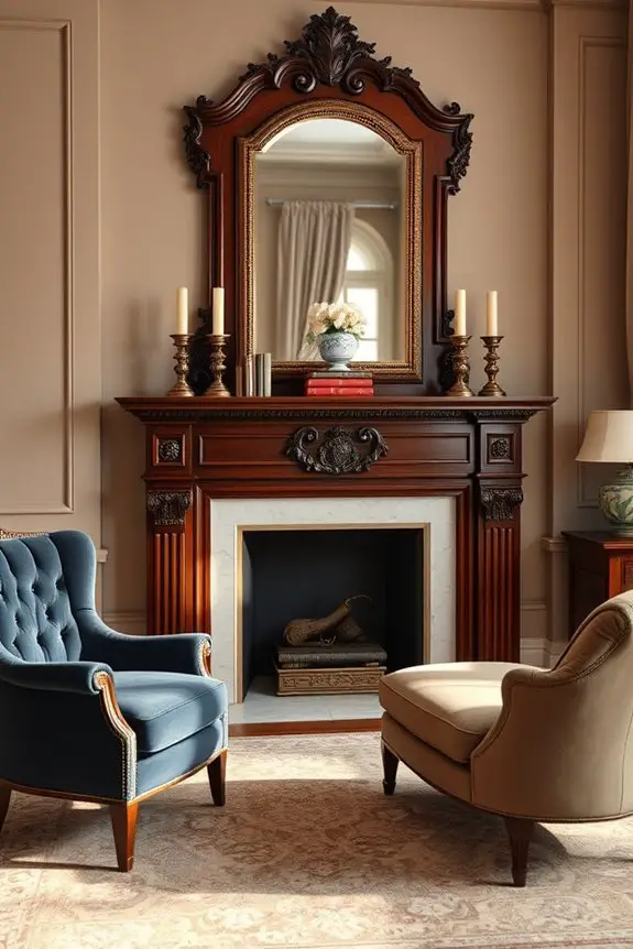 timeless elegance for mantels